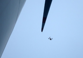 Offshore-Windpark Nordsee Ost: Drohne inspiziert Rotorblätter