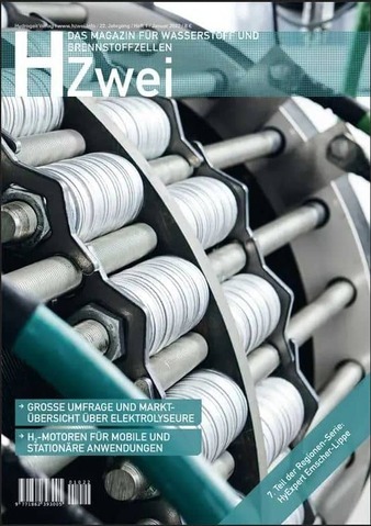 Hydrogeit Verlag: Marktübersicht und Umfrage über Elektrolyseure - Skaleneffekte lassen Preise für Elektrolyseure sinken