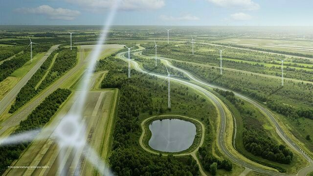 Mercedes-Benz: Plant 100 MW-Windpark auf seinem Testgelände im norddeutschen Papenburg