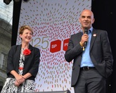SP Schweiz: Die Genossen manifestierten am Jubiläum auch Öko-Themen