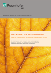 Neue ISE-Studie: Kosten der Transformation des deutschen Energiesystems bis 2050