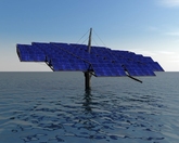 ewz: Photovoltaikplattform auf dem Stausee Marmorera