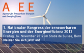 Erinnerung: Erster NationalerKongress der erneuerbaren Energien und der Energieeffizienz