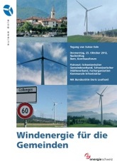 Suisse Eole: Tagung „Windenergie für die Gemeinden“