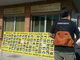 Greenpeace-AKW-Protest vor deutscher Botschaft in Brasilia