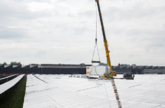 Payerne: Herzstück der grössten Schweizer Solaranlage eingetroffen