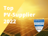 Solarmarkt: Als Top PV-Zulieferer 2022 ausgezeichnet - zum 7. Mal in Folge
