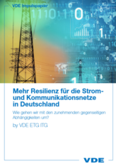 VDE Impulspapier: Wie resilient sind Deutschlands Strom- und Kommunikationsnetze?