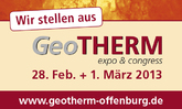 GeoTHERM 2013: Verzeichnet mit 180 Ausstellern neuen Rekord