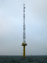RWE Innogy: Wind-Messstation in der Nordsee