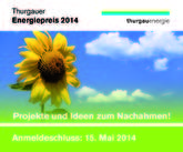 Energiepreis 2014: Thurgauer Projekte gesucht